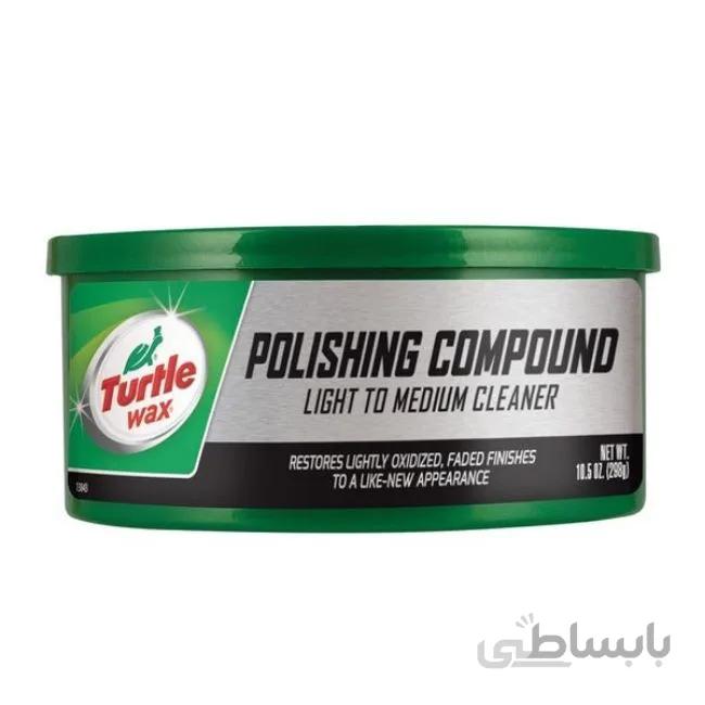 خمیر پولیش نرم بدنه خودرو ترتل واکس مدل Turtle Wax White Polishing Compound