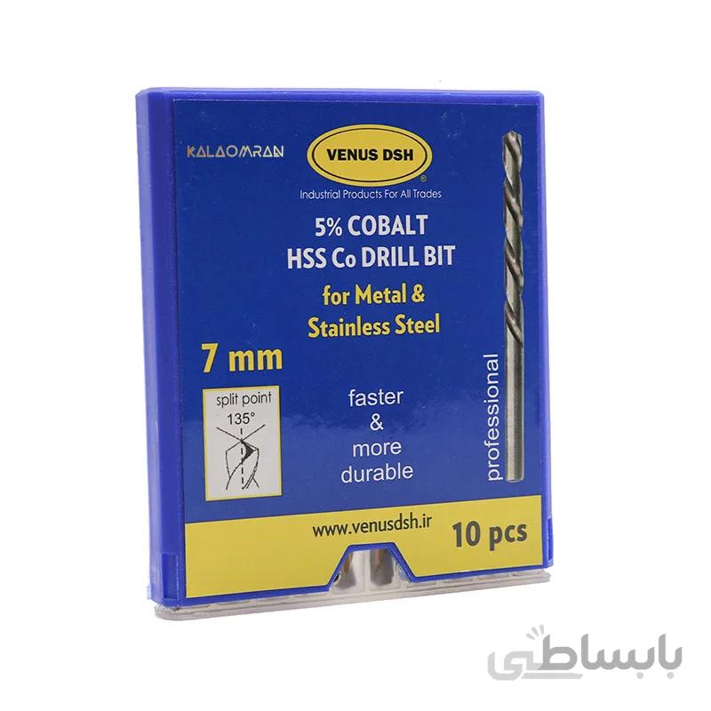 ست 10 عددی مته آهن سایز 7 میلی متر VENUS DSH