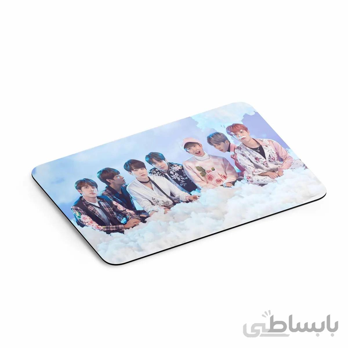 ماوس پد مدل طرح بی تی اس BTS