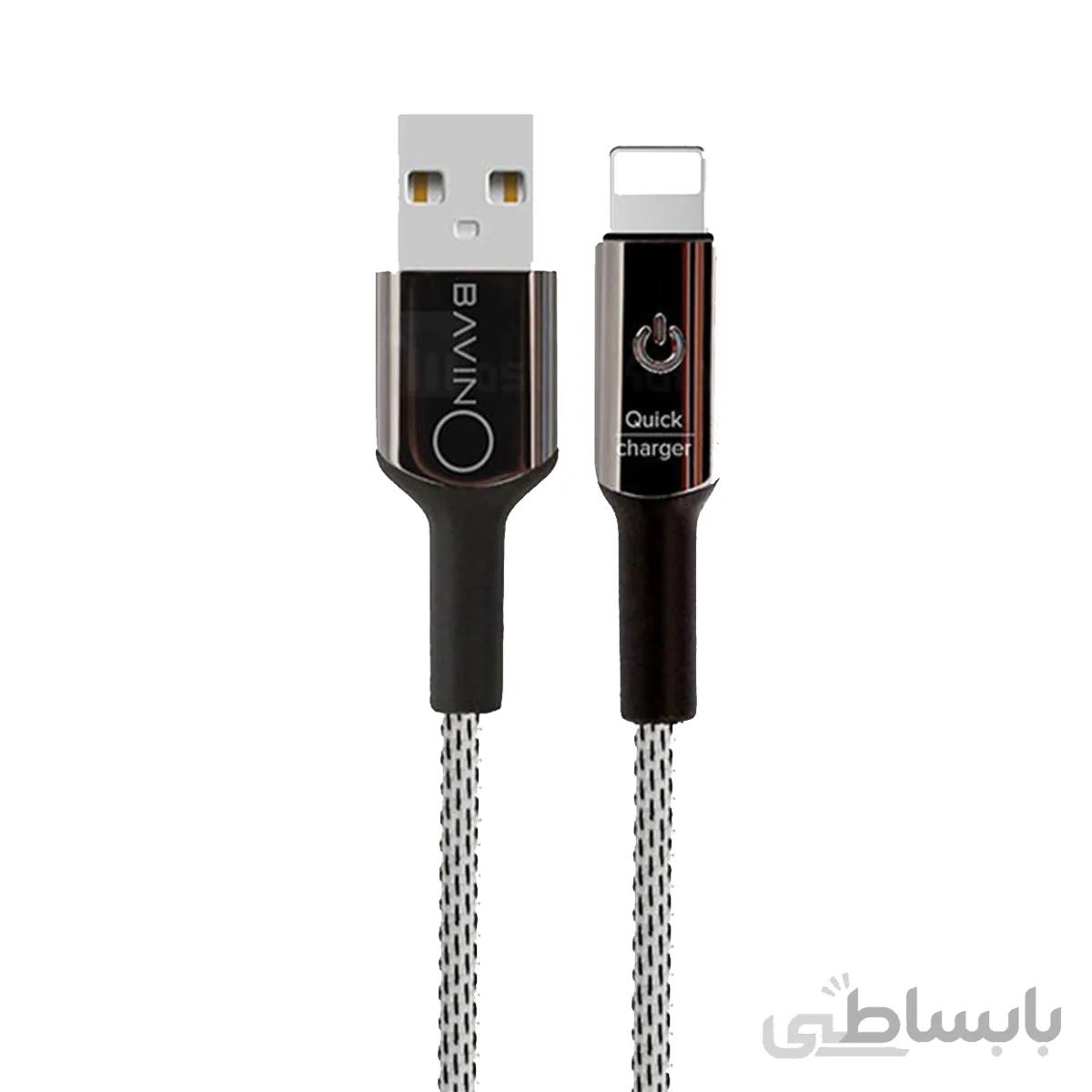 کابل تبدیل USB به USB-C باوین مدل CB-157 طول ۱ متر
