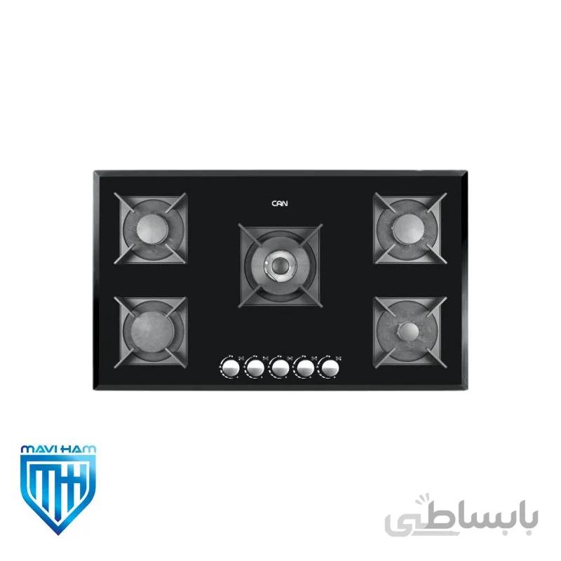 اجاق گاز صفحه ای شیشه ای کن مدل 527GC ا Can 527GC Glass Gas Hob