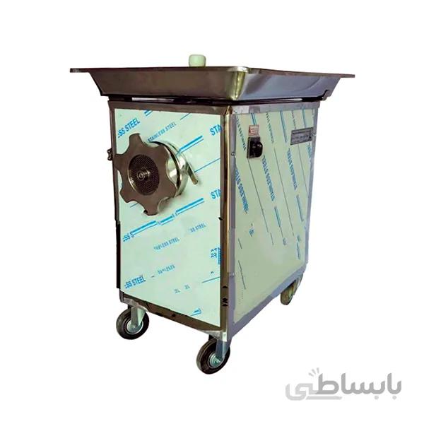 چرخ گوشت صنعتی یخچال دار پولاد غرب تیغه 42 ا Poulad Gharb Industrial Meat Grinder