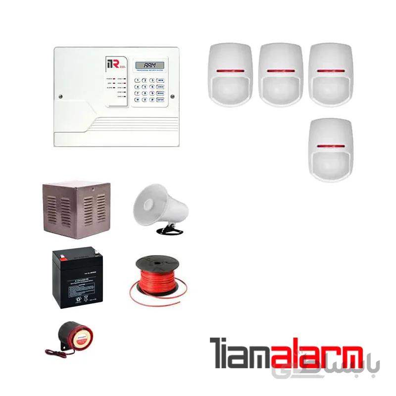 پکیج دزدگیر اماکن با سیم مدل آی تی آر سیم کارتی و تلفنی I50PY4