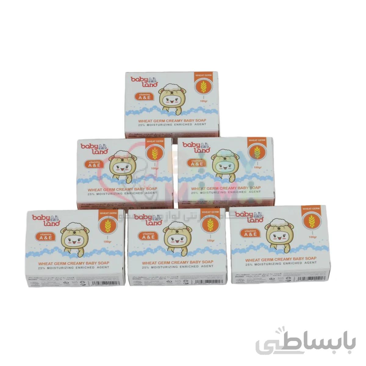 صابون بچه بیبی لند عصاره جوانه گندم کد8824