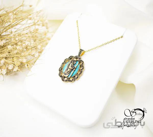 گردنبند استیل طرح هخامنشی