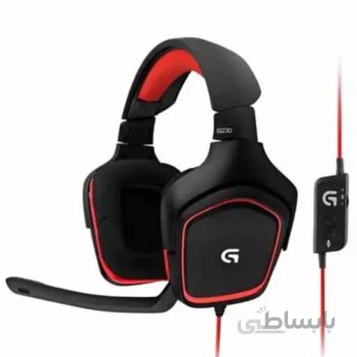 هدست گیمینگ باسیم لاجیتک G230 ا Logitech G230 Wired Stereo Gaming Headset / 981-000540