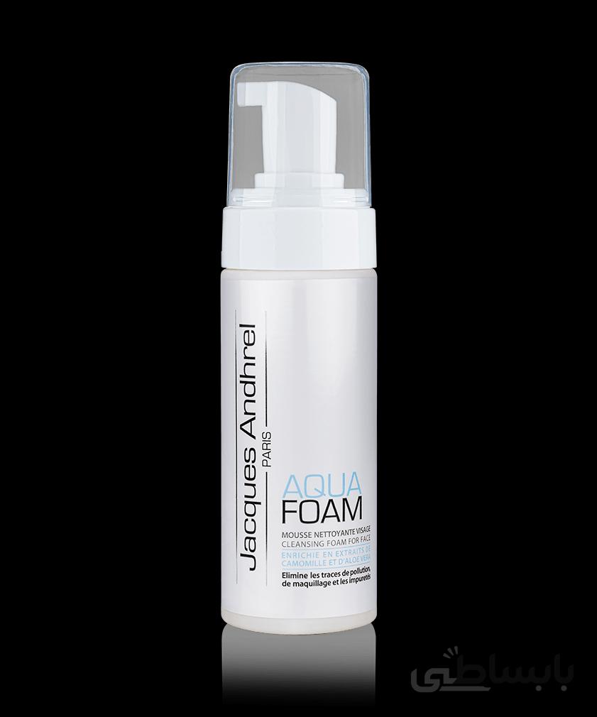 فوم شستشو صورت ژاک آندرل مدل Aqua حجم 150 میلی لیتر ا Jacques Andhrel Aqua Foam 150ml