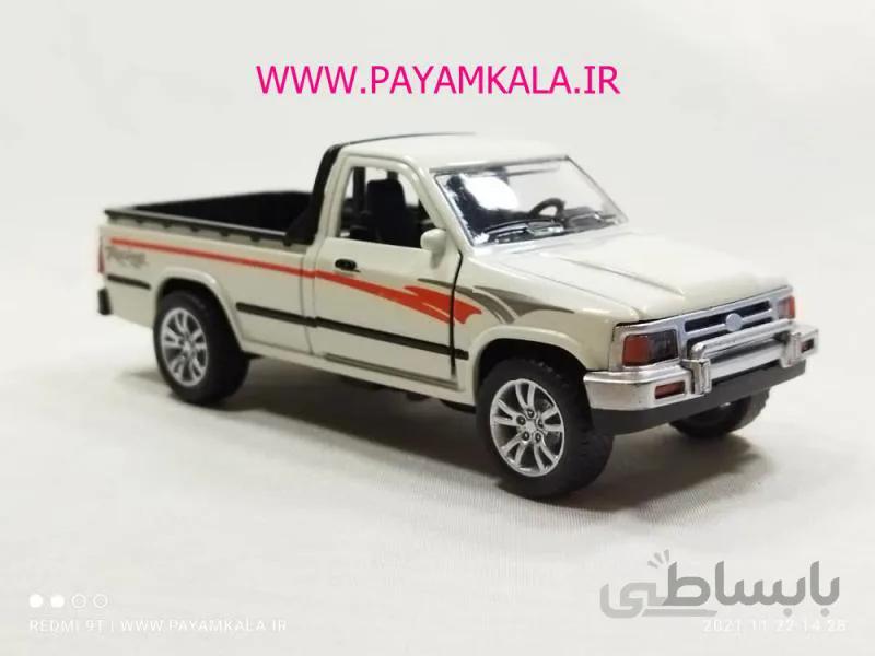 ماشین فلزی تویوتا وانت (JS1076) کرم
