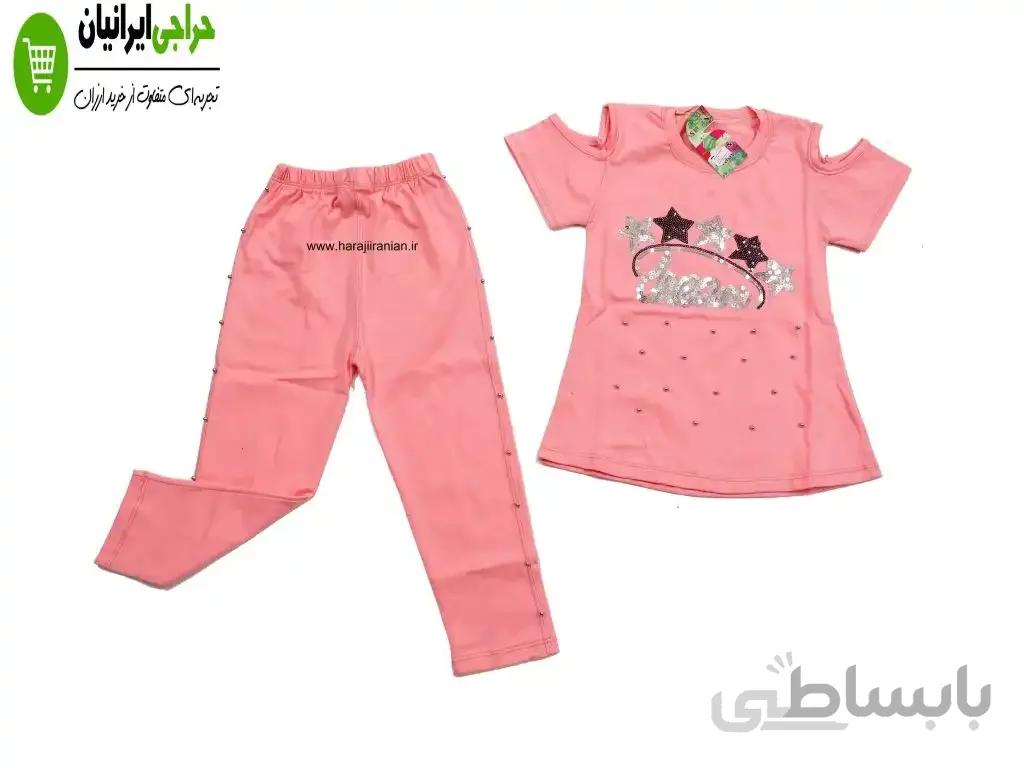 بلوز شلوار ستاره پولکی دخترانه 709