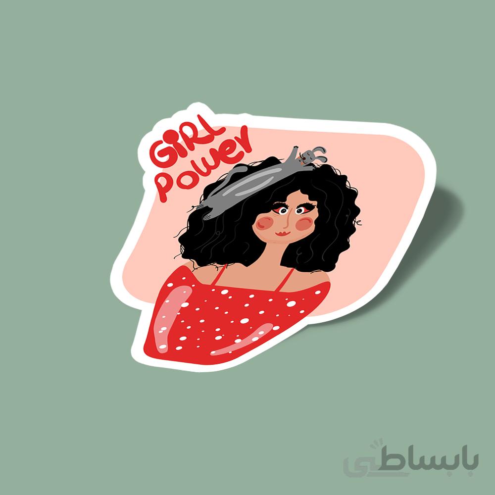 استیکر Girl power