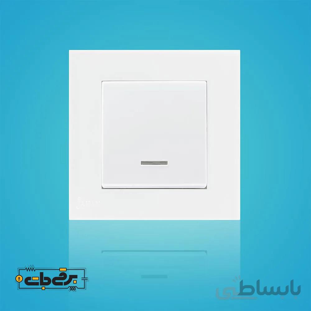 کلید و پریز کارن سفید جهان الکتریک
