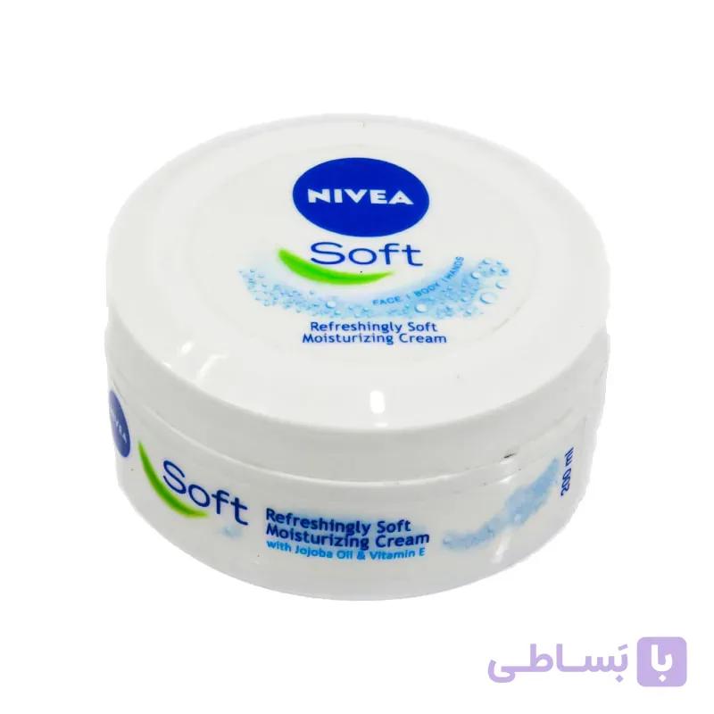 کرم مرطوب کننده نیوا سافت حجم 200 میل Nivea Soft Cream کد 330191