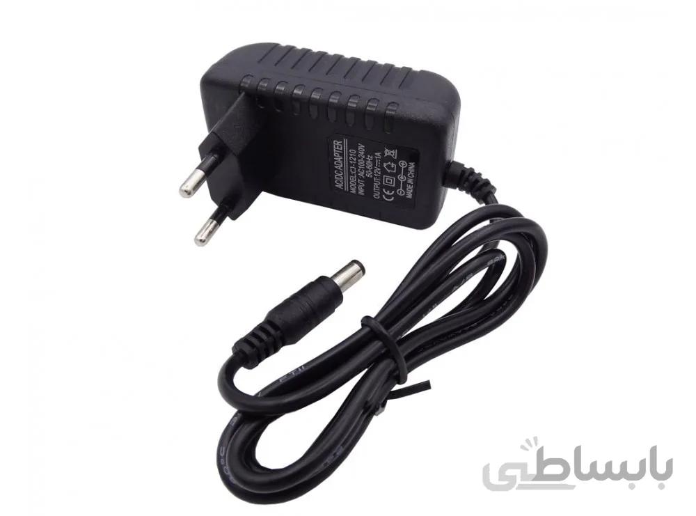 آداپتور 12 ولت 1 آمپر دیواری 12V-1A