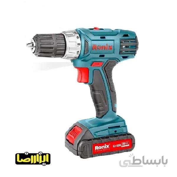 دریل پیچ گوشتی شارژی رونیکس مدل 8014