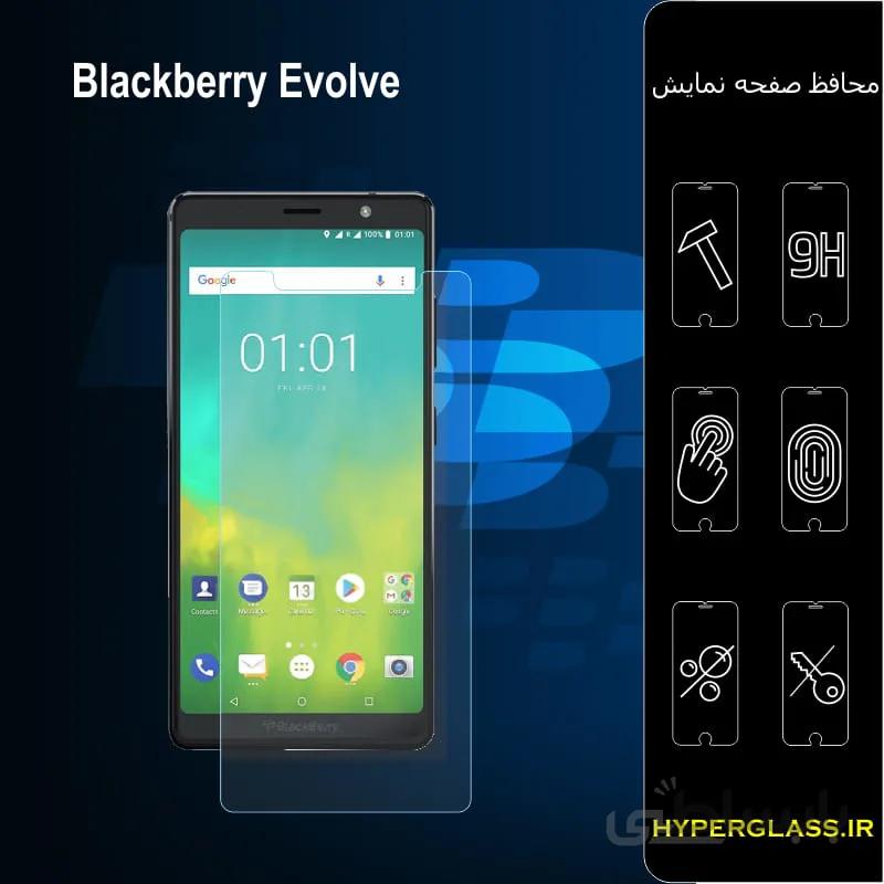 گلس گوشی بلک بری Blackberry Evolve