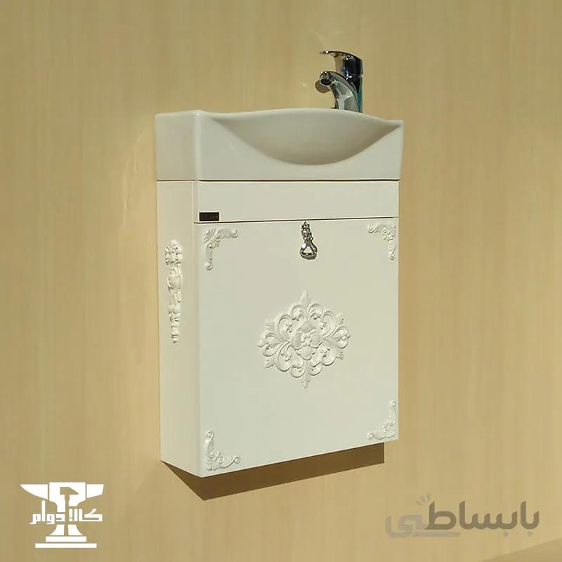 روشویی کابینتی ریمینی با سایز بسیار کوچک