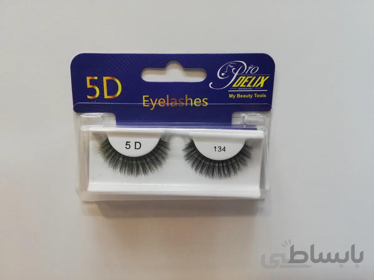 مژه مصنوعی 5 بعدی شماره 134 مارک دلیکس سری پرو DELIX