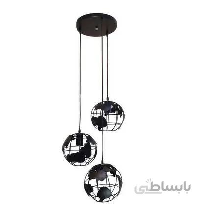 آویز سه شاخه گرد کره زمین