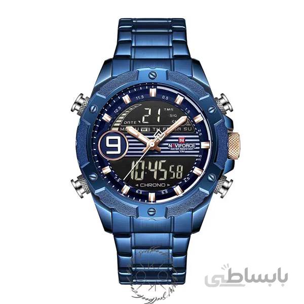 ساعت مچی مردانه نیوی فورس مدل NAVIFORCE NF9146 BE/W/BE