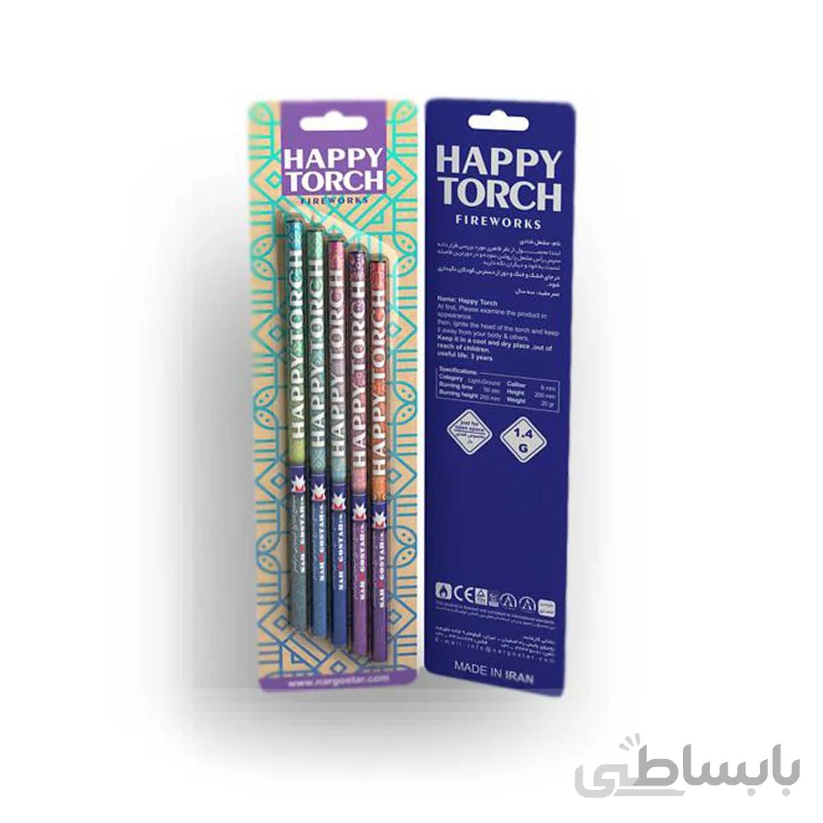 مشعل شادی دستی 0.3متر و 35ثانیه کد 900