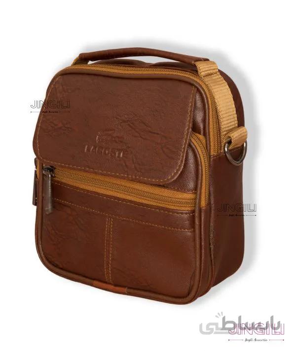 کیف مردانه مدل پستچی Lacoste کد bgm004