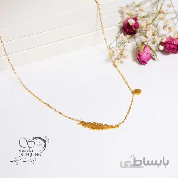 گردنبند زنانه طرح طلا کد 181401