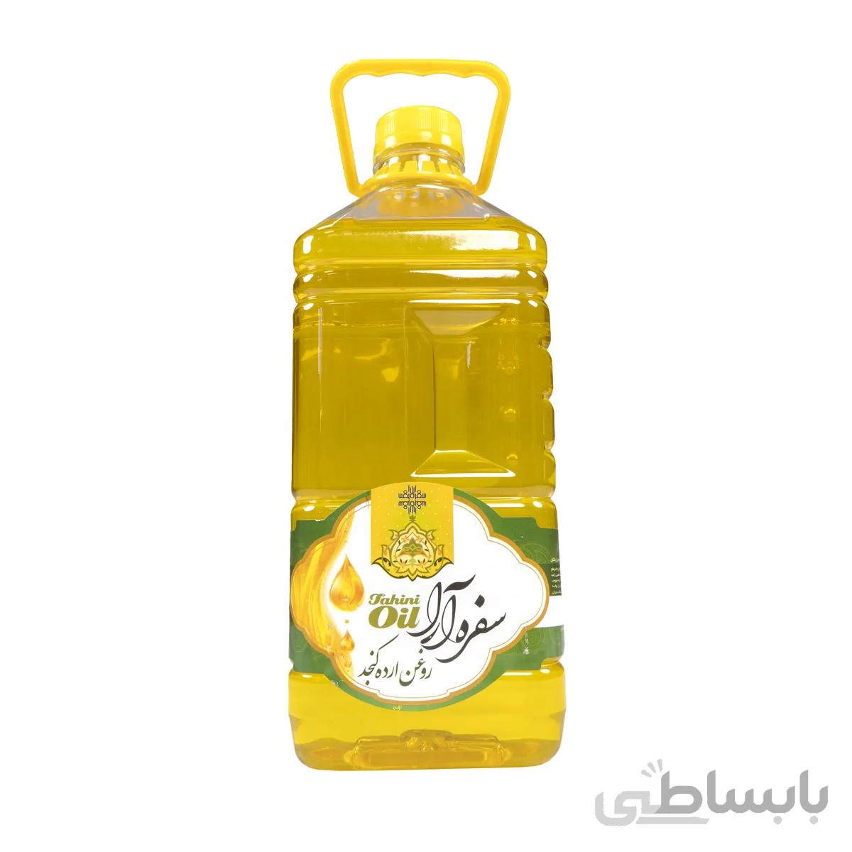 روغن کنجد ممتاز درجه یک سفره آرا 3 لیتری