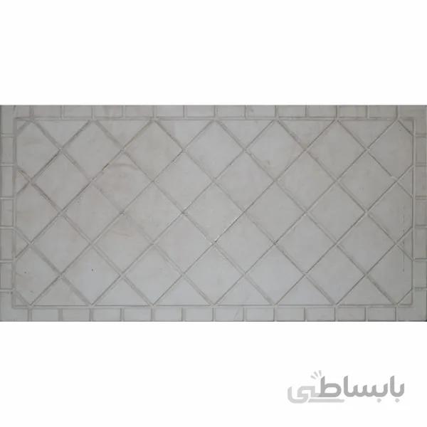 موزاییک پلیمری طرح ضربدری 30 60 سفید