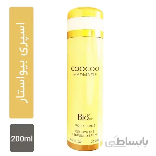 اسپری بدن زنانه بیو استار مدل Bio star COOCOO
