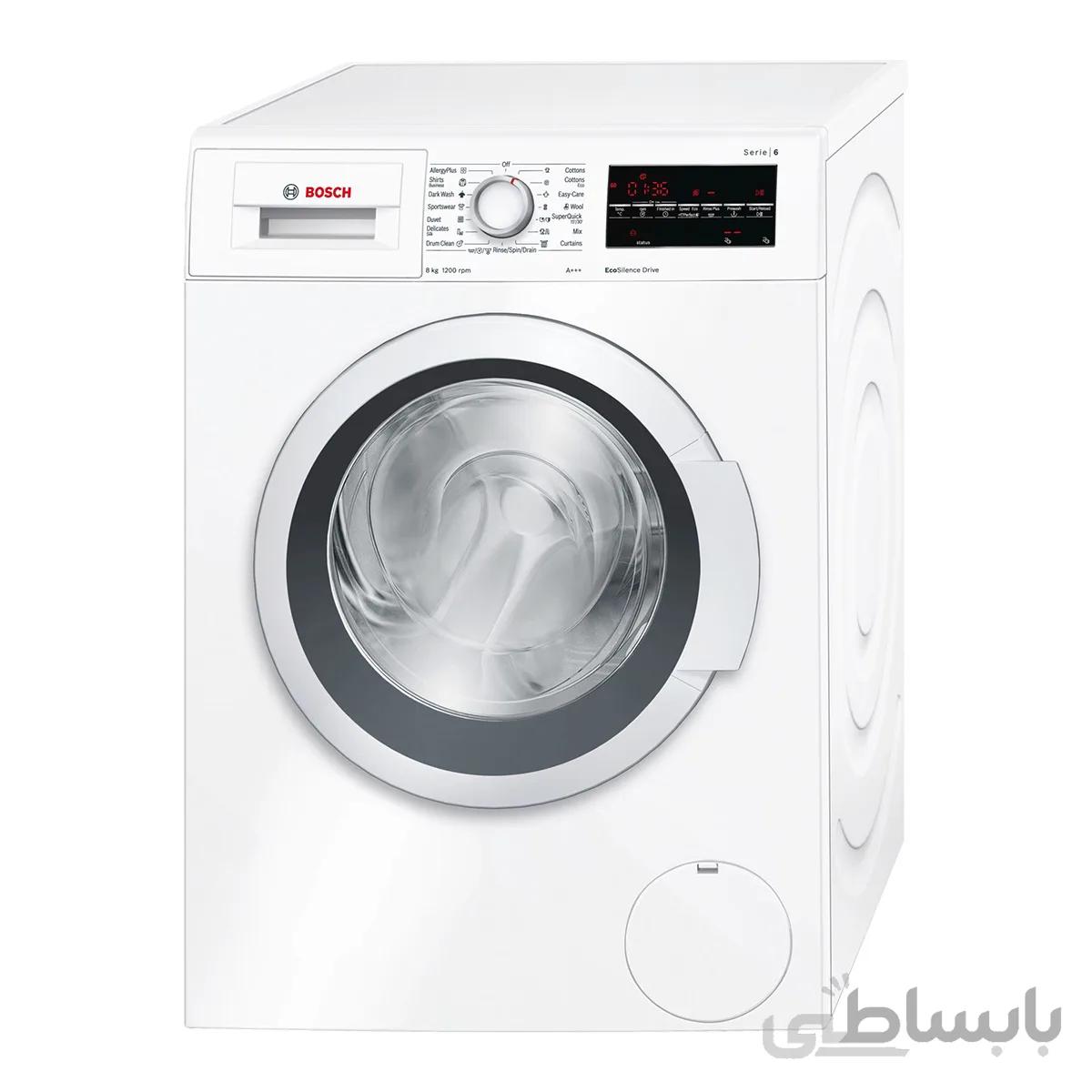 ماشین لباسشویی بوش مدل WAT24461IR ظرفیت ۸ کیلو ا Bosch washing machine model WAT24461IR capacity 8 kg