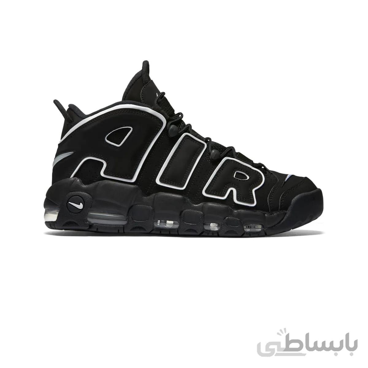 کتونی مردانه نایک ایر اپتمپو Nike Air More Uptempo Black And White