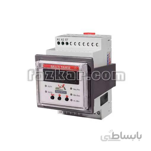 تایمر چپ گرد – راستگرد دو رله ای دیجیتال مدل MTT/C