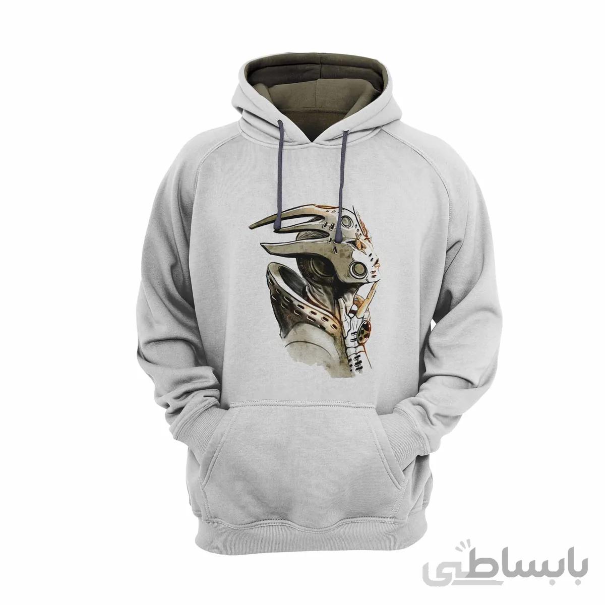 هودی سفید طرح انیمه جوجو JOJO