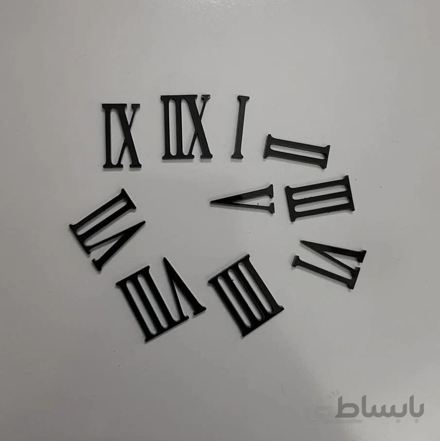 اعداد ساعت یونانی سایز کوچک (مشکی)