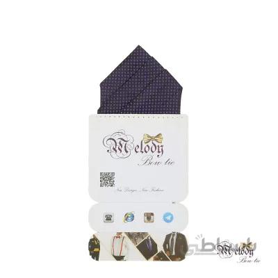 دستمال جیبی سری مونتانا (خالدار بنفش )