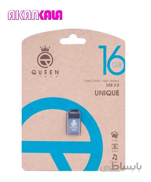 فلش QUEEN TECH مدل UNIQUE ظرفیت 16 گیگابایت