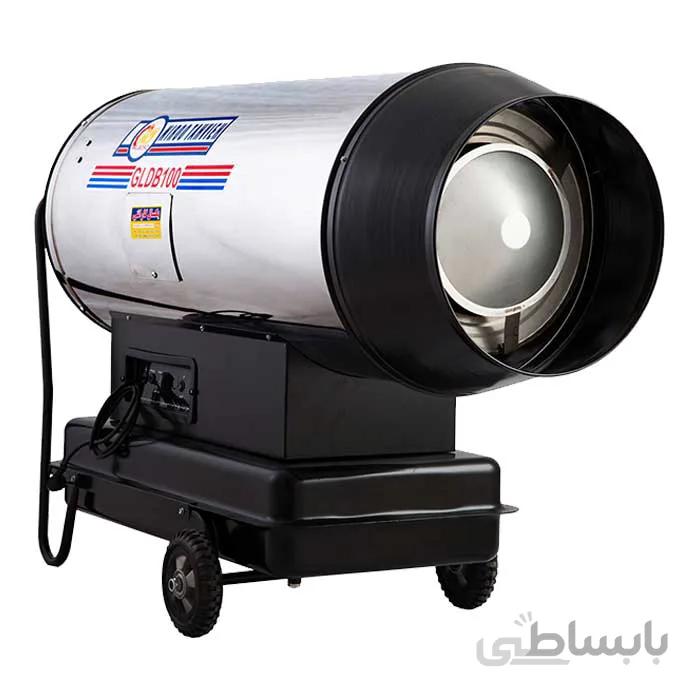 جت هیتر نیرو تهویه البرز دوگانه سوز باکدار مدل gldb 100