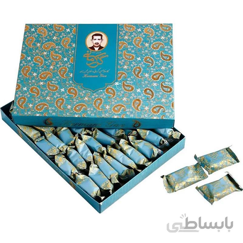 گز کرمانی 28 درصد مغز پسته لقمه – 450 گرم