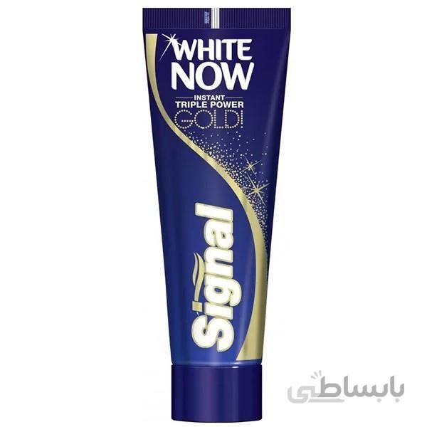 خمیر دندان گلد سفید کننده فوری سیگنال ا White Now Gold Toothpaste 50ml SIGNAL