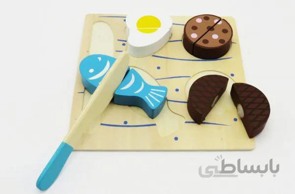 پازل جاگذاری چوبی(ماهی ابی)