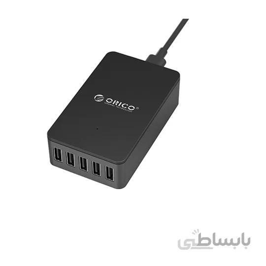 شارژر رومیزی اوریکو دارای 5 درگاه یو اس بی مدل CSE-5U ا Orico 5 Port Desktop USB Charger - CSE-5U