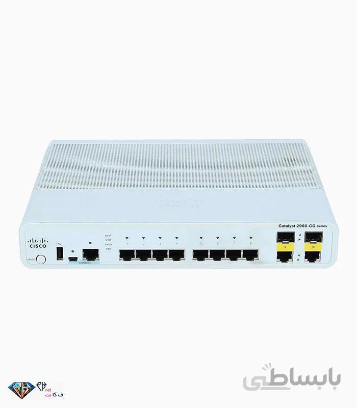 سوئیچ گیگابایت ۸ پورت سیسکو Cisco WS-C2960CG-8TC-L