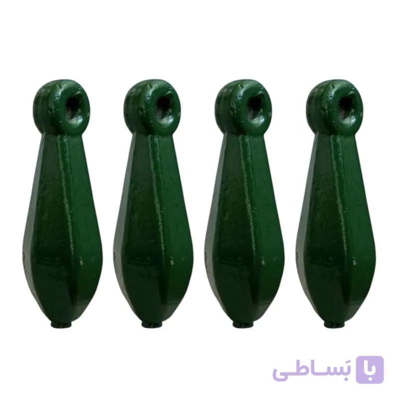 سرب ماهیگیری مدل استتار اشکی سایز 10 بسته 4 عددی