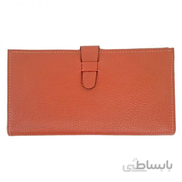 کیف پول چرم مردانه زبانه دار مدل WT219