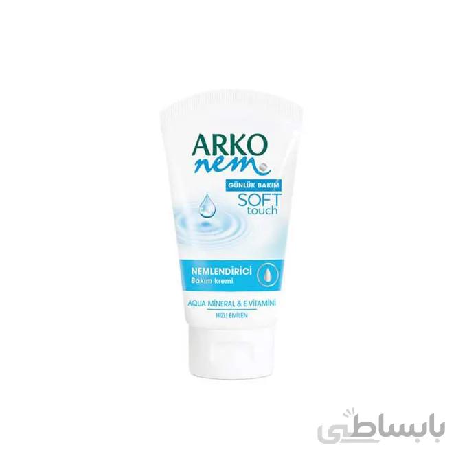 کرم مرطوب کننده سافت ارکو نم حجم 75 میلی لیتر