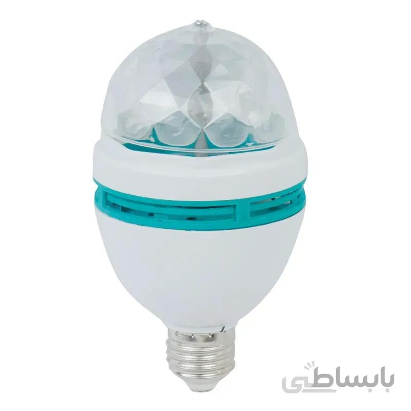 لامپ رقص نور گردان Rotating Lamp 3W E27