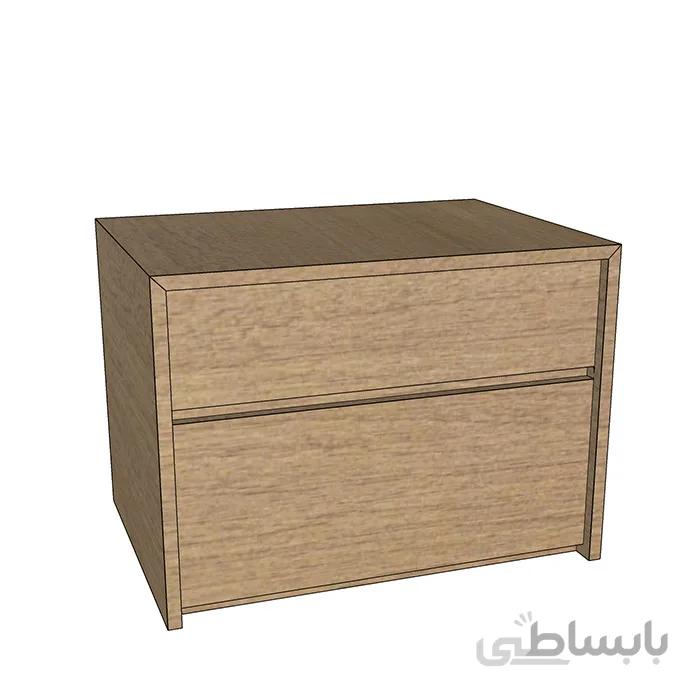 دراور 2 کشو مدل F7