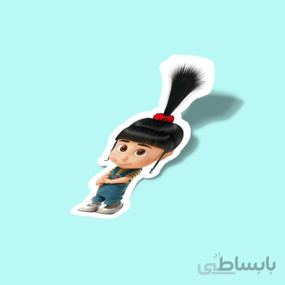 استیکر Cute Agnes