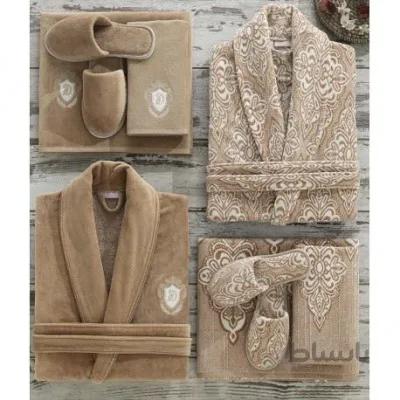 سرویس حوله پالتویی ۸ تکه دانتلا ویتا سری کادیفه مدلŞal