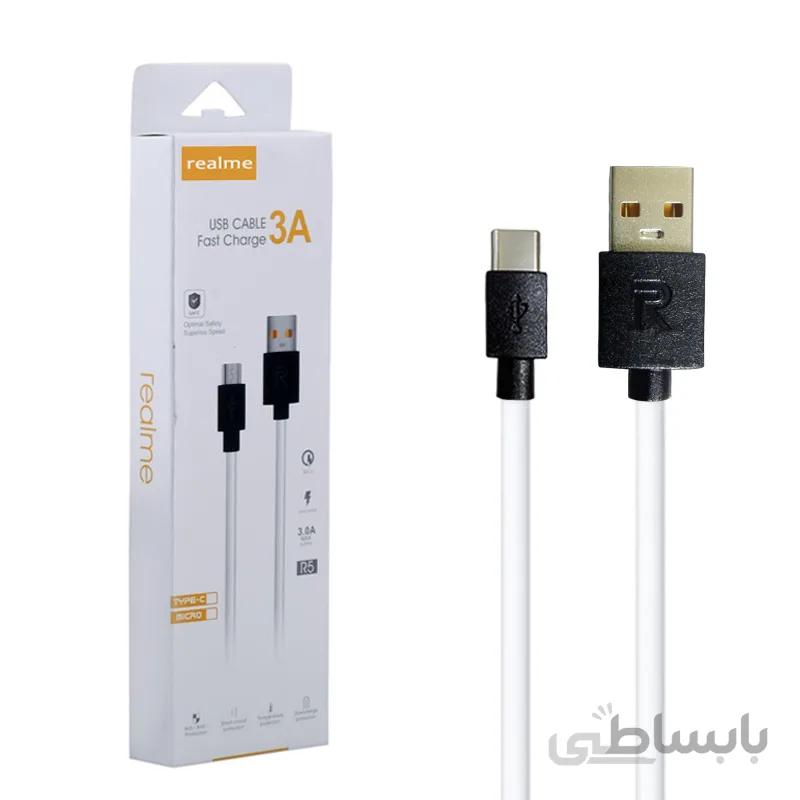 کابل شارژ تایپ سی Realme R5 3A
